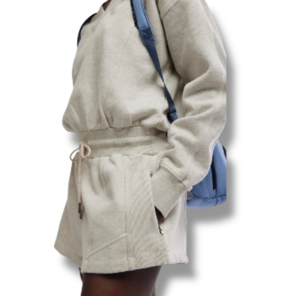 Free People Movement Intercept‎ Romper Color Heather Grey Large NWT - Picture 3 of 7